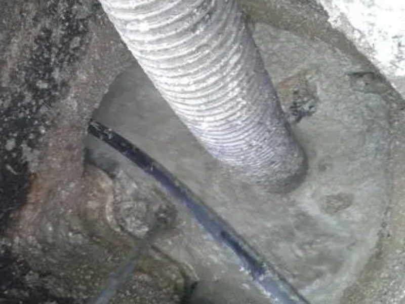 广州海珠江南大道中通下水道
